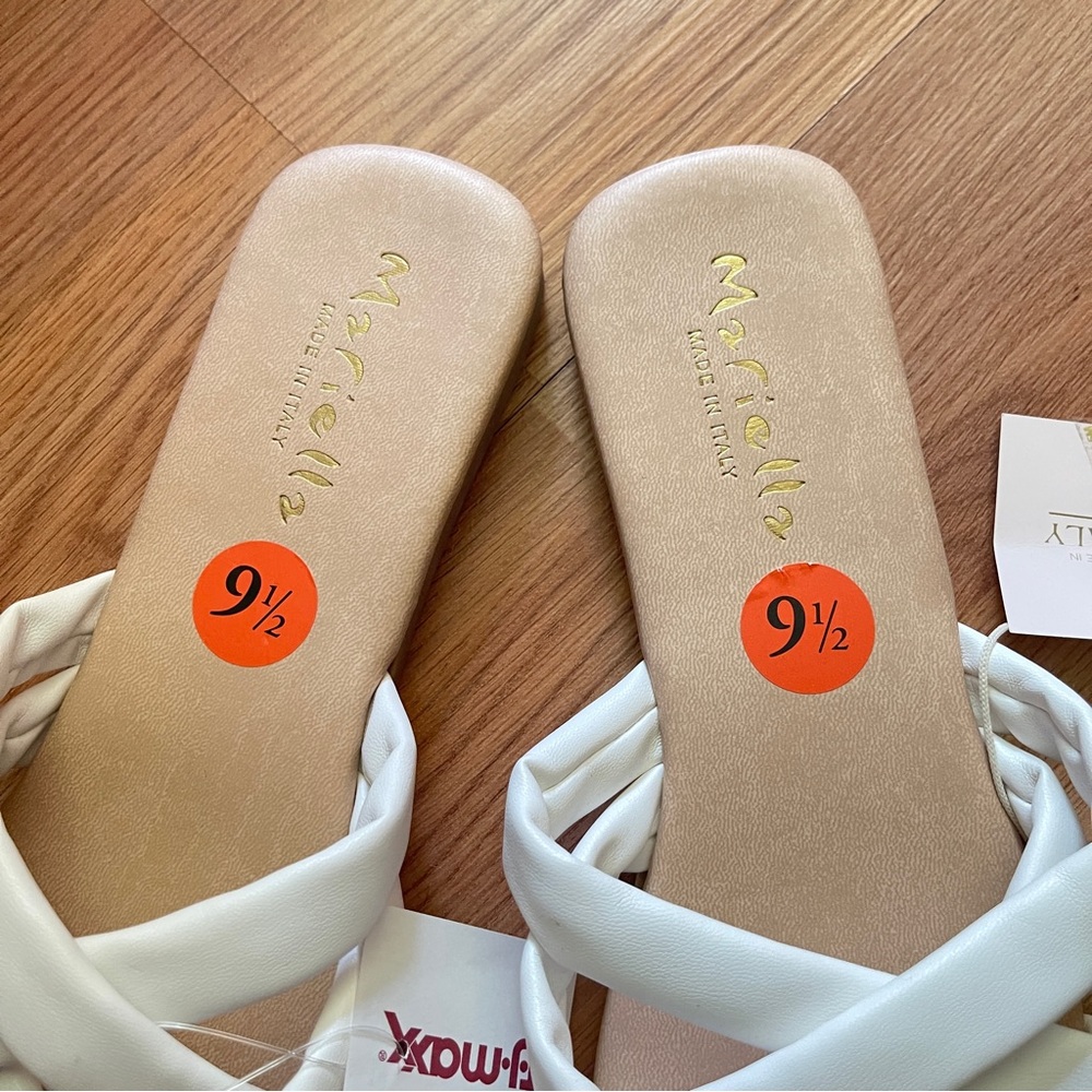 ⭐️3/$25⭐️ NWT Marcella Leather Slip-On Sandals | Women’s Size 9.5 - Picture 5 of 5